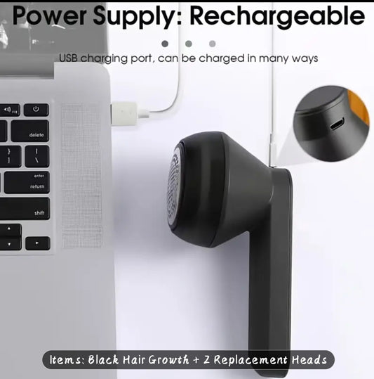 Rechargeable fabric shaver