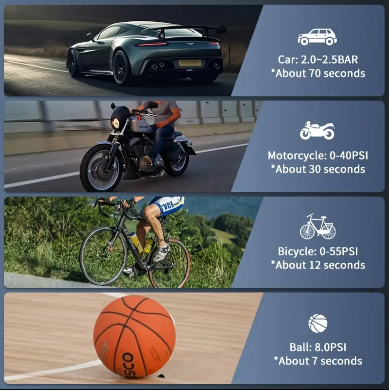 Rechargeable Multi Air Pump