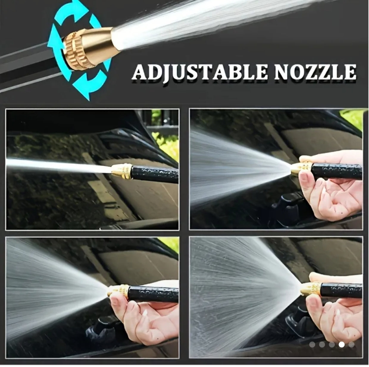 Heavy Duty High Pressure Washer Gun with Long Handle